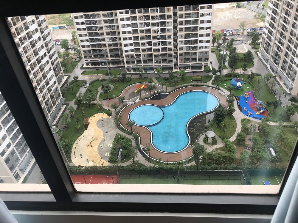Cho thuê căn hộ 1PN+1 full đồ view bể bơi toà S1.03 The Sapphire 1 Vinhomes Smart City 2