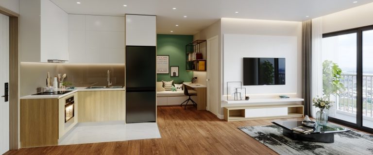 Cho thuê ngay căn hộ 1PN +1 diện tích 43.2m2 tòa l5 - Thảo Mộc Imperia Smart City 1