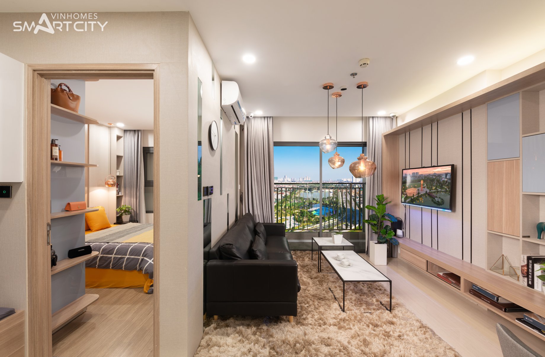 Chính chủ cần cho thuê căn hộ 2PN diện tích 54m2 tòa GS1 The Miami Vinhomes Smart City