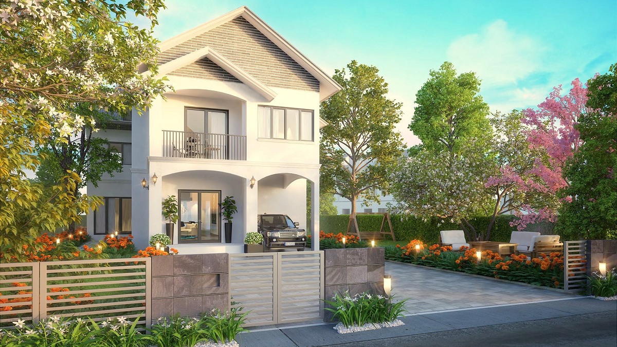 Cho thuê biệt thự đơn lập 150m2, hướng Đông Bắc, full đồ