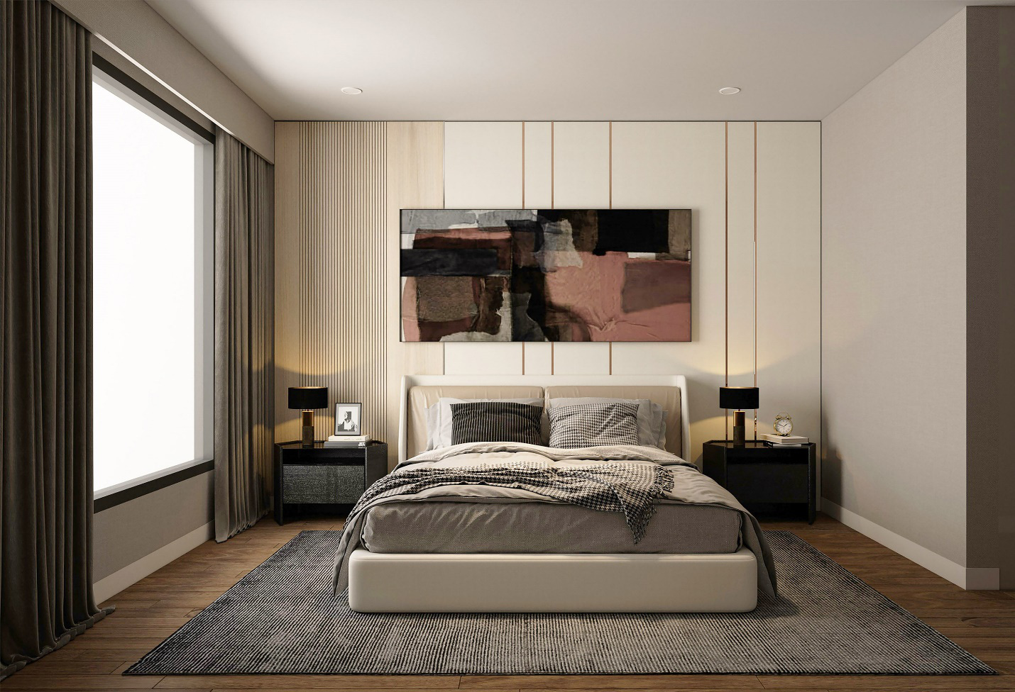 Cho thuê căn hộ 3 phòng ngủ đồ cơ bản toà V3 The Victoria Vinhomes Smart City Tây Mỗ