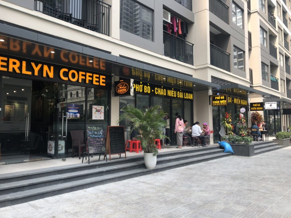 Cho thuê shophouse 1 tầng 72m2, hướng Nam tại Vinhomes Smart City