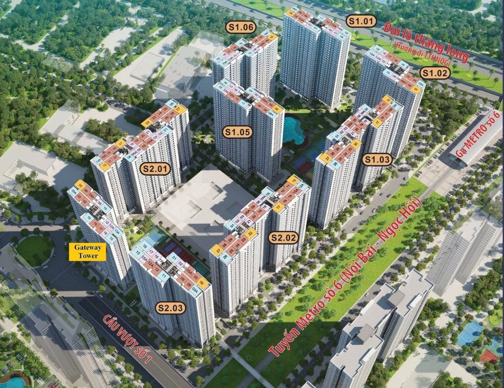          CHO THUÊ CĂN HỘ  TÒA S301-S303 PHÂN KHU SAPPHIRE VINHOMES SMART CITY